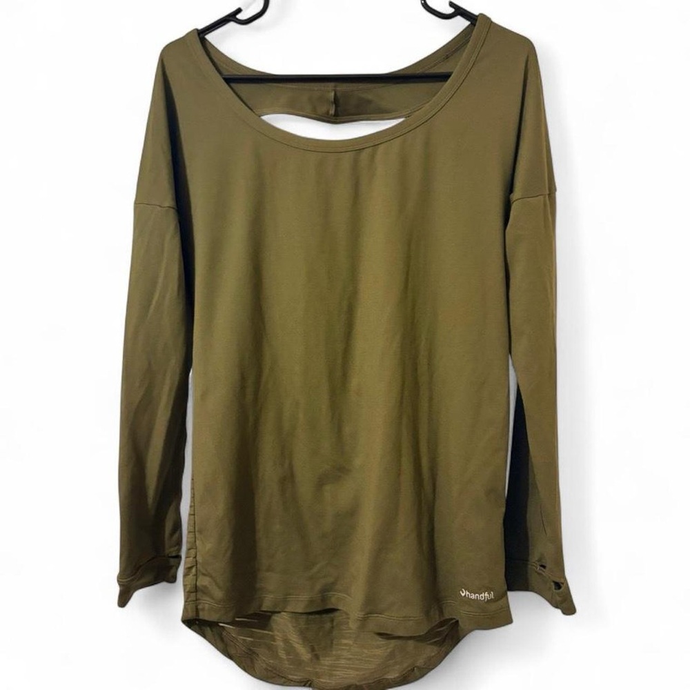 Olive Long Sleeve Women's Top